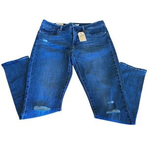 Levi's Women's 311 Blue Distressed Shaping Skinny Jeans NWT 32 X 30
